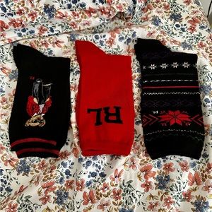 Polo RL Mens 3-pair Bear Socks